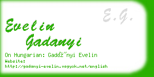 evelin gadanyi business card